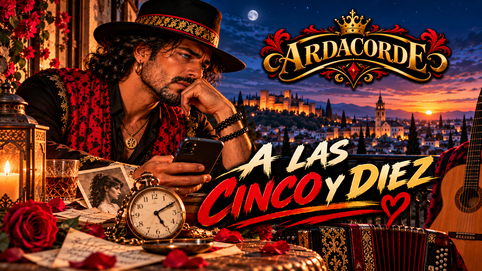 Portada de A las cinco y diez
